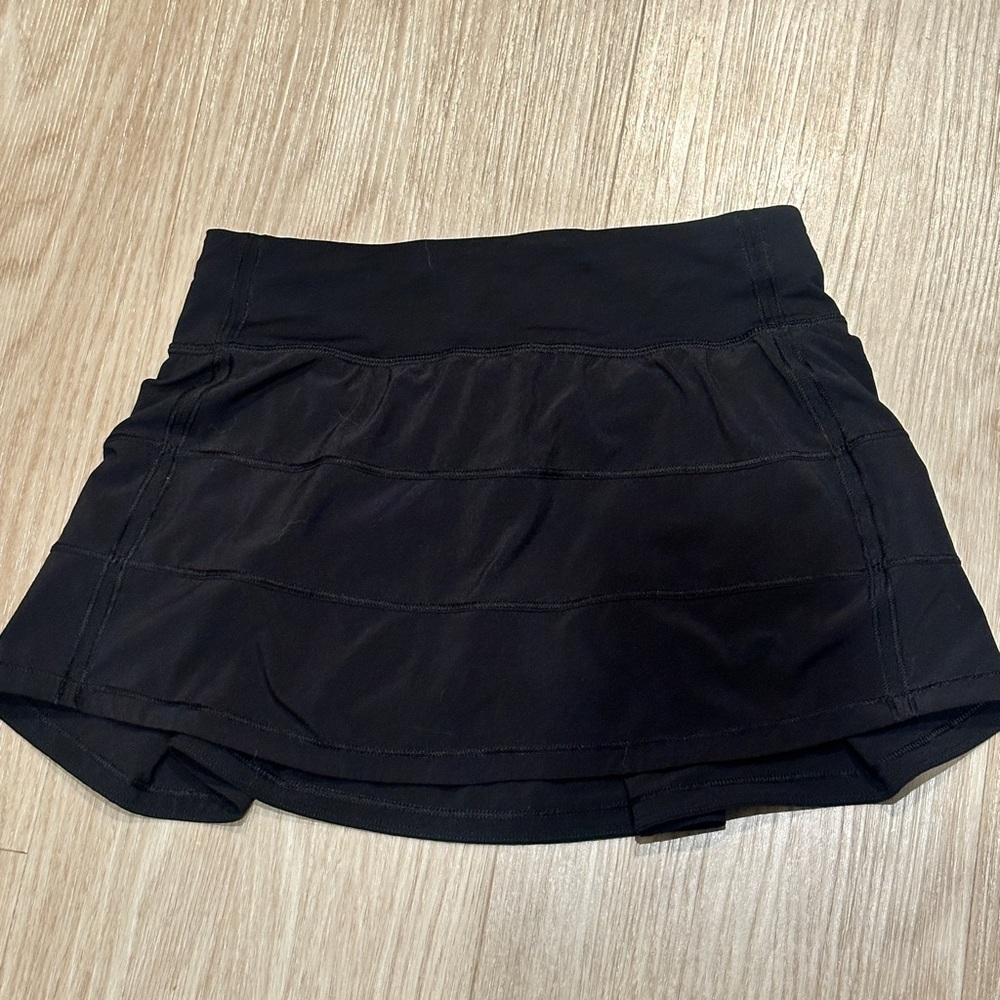 LULULEMON Pace Rival Skirt Black 2